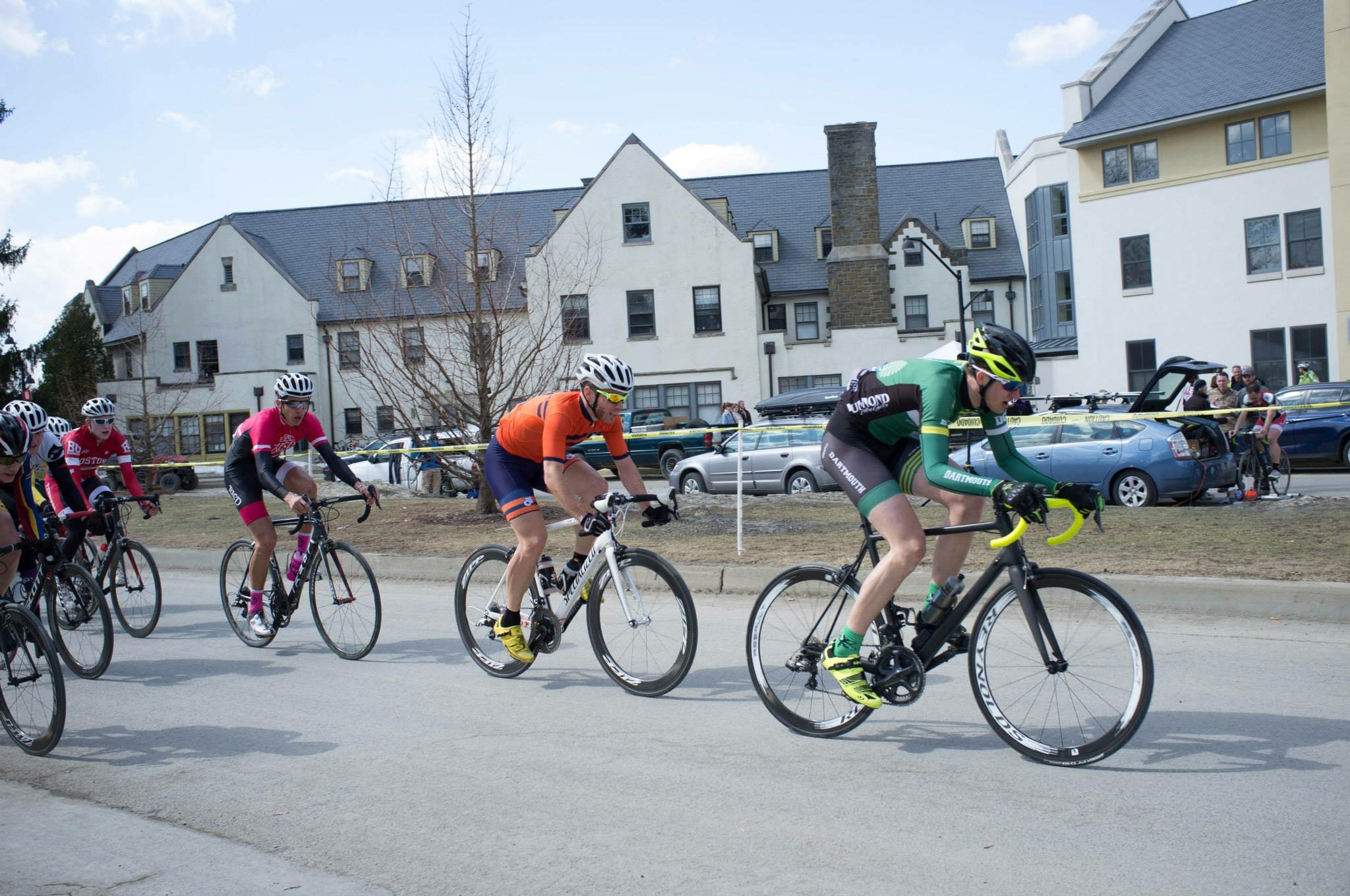 Daniel Holmdahl (Dartmouth) leading the pain train